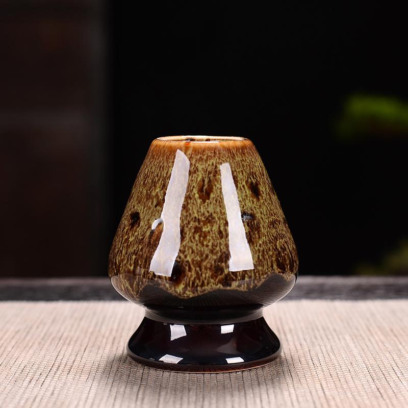 

Чайная утварь Керамическая подставка для часен Чайные принадлежности Часен для зеленого чая Подставка для часен для матча