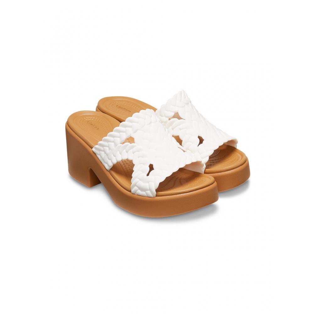 

CrocS женские туфли Brooklyn Woven Slide Heel Cha 24SwSd209979 CHALK(Z0WV)/240