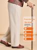 Chic Grandma Plus Size Woolen Pants, Fleece-Lined for Autumn/Winter 