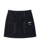 FANYOUNG Mid-Rise Strap Cargo Mini Skirt