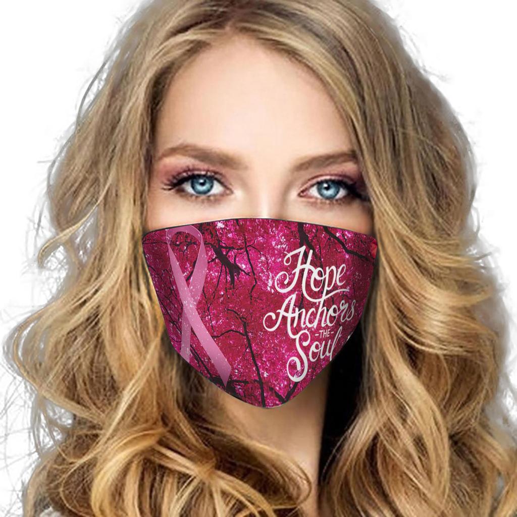 1 PC World  Day Printed Dust-Proof And Breathable Cotton Mask Cycling Mask