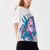 Fila Sports Character Illustration Print Short Sleeve T-Shirt Women Tops White F11W128130F-WT