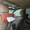 Car Tissue Holder For 120 Standard Tissue,Leather PU Tissues Box Cover For Car Backseat,Extra Large Rectangle Napkin Holder Soft Rectangular,Fits For