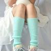 Dame Sokker Farge Matchende Kne Beskyttende Lang Stil Strikket Thicken Leg Sokker for Outdoor
