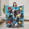 Avengerss Assembles Plush Blanket Child  Flannel Throw Blanket For Couch Bed Warm Soft Custom Quality Bedspread Gift Idea