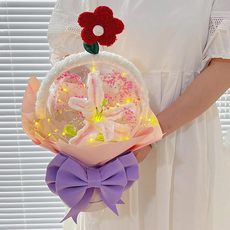 Transparent Ball Packaging Box Bubble Balloon Flower Packaging Boxes Birthday Valentine'S Day Wedding Birthday Gift Supplies