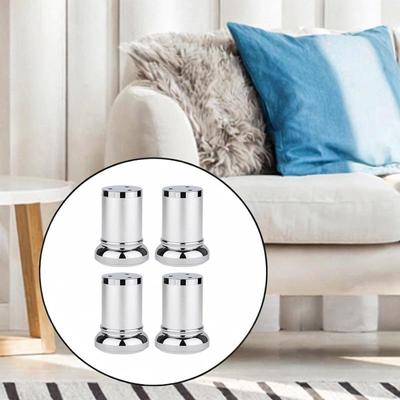 4 Pieces Adjustable Aluminum Alloy Furniture Legs Sofa Feet Sturdy Couch for Coffee Tables Beds