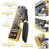 Ferramenta de Crimpagem de Fio RJ45 Tudo em Um Pass Through Crimpador de Fio Alicate de Aço de Alto Carbono para Cabo Ethernet RJ45 Cat6 Cat5 Cat5e