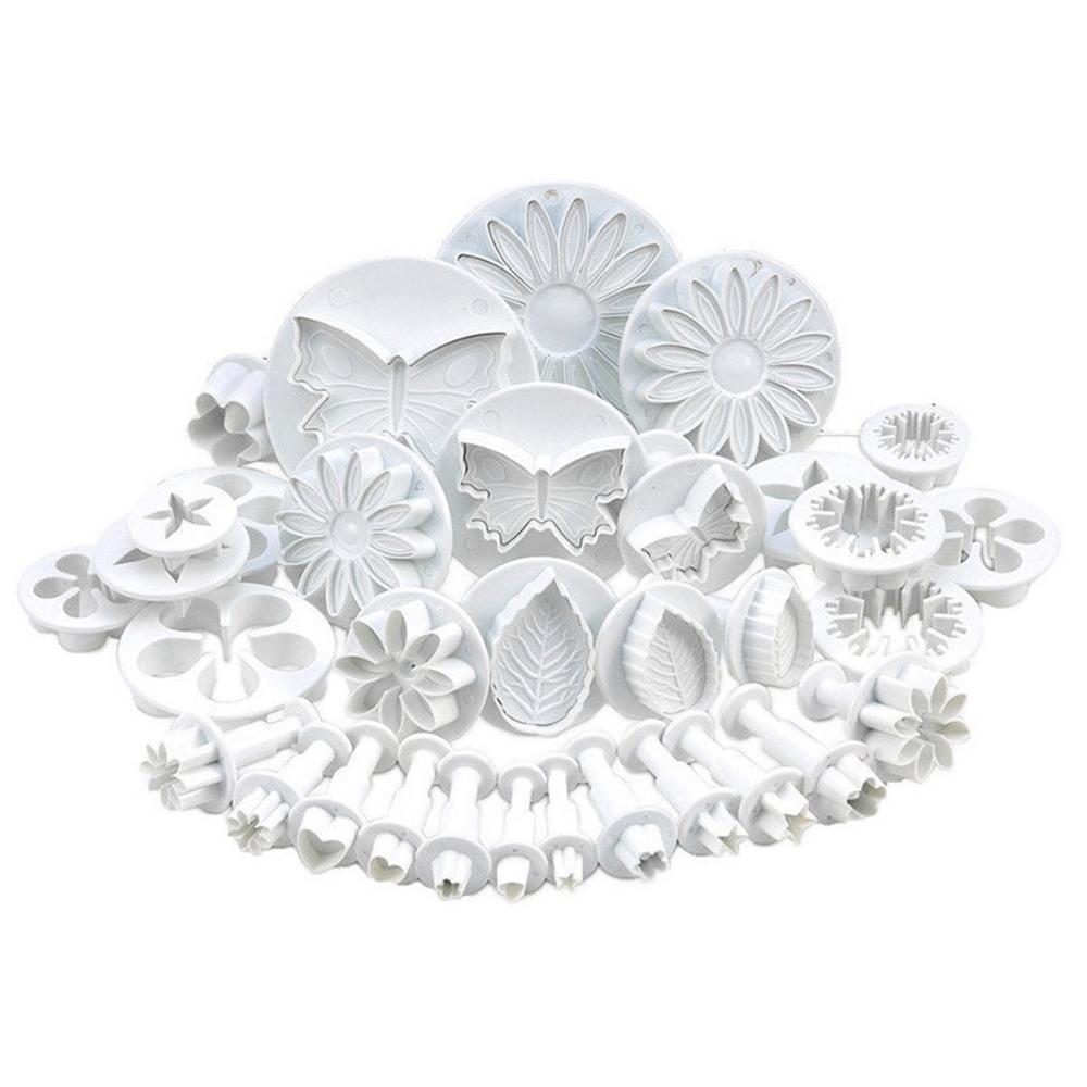 33PCS Baking Tool Set Fondant Embossing Mold Cake Tool Cookie Mold Easy To Remove Mold