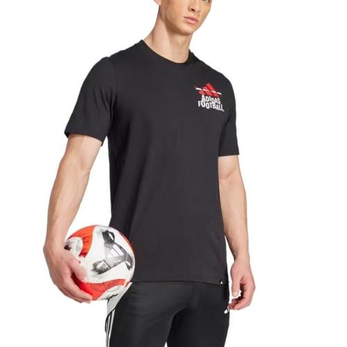 Adidas Football T Shirt Men's Black JD8216