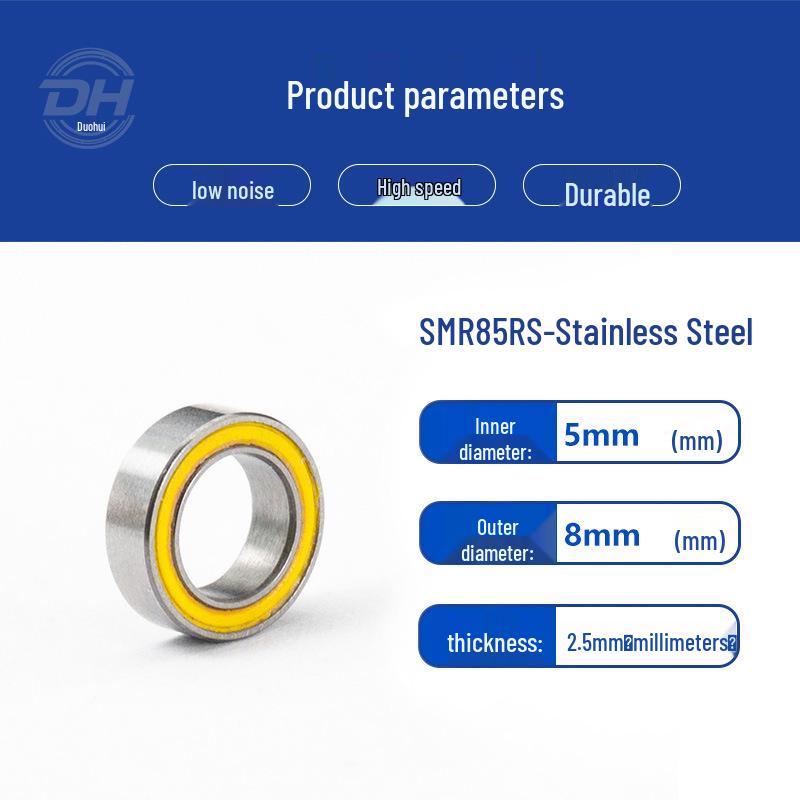 Rust-Proof Stainless Steel Miniature Pulley with Deep Groove Ball Bearing - Anti-Corrosion Gyroscope Ornament Accessory