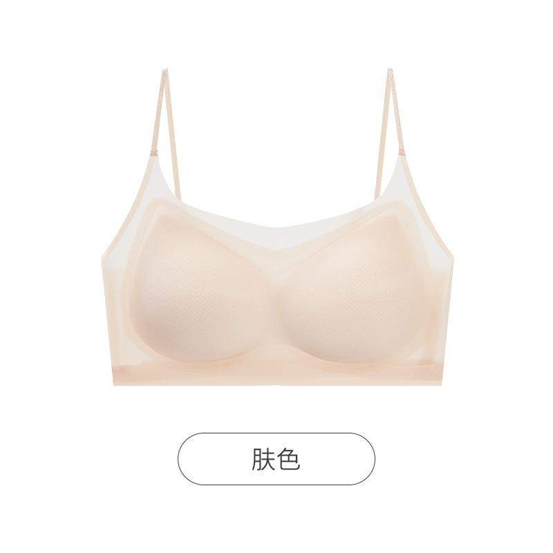 Womens Seamless No Underwire Ultra Thin Breathable Comfortable Large Bust Vest Style Bra