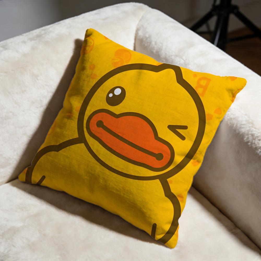 Fashion BBduckable Cushion Cover Soft Decorative Pillow Case Suitable for Bedroom Sofa Car Travel Use