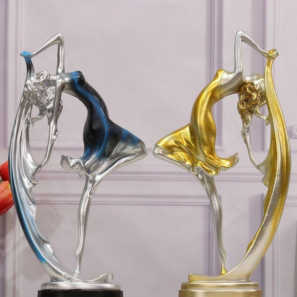 Artystyczne Ozdoby Tancerka Rękodzieło Miniatury Figurka Rzeźba Postać Dziewczyny Statuetka Urodziny