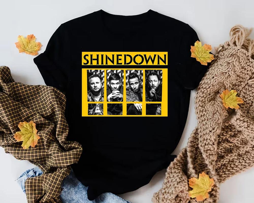 Shinedown Band Music Lover Heavy Cotton Black Unisex Classic Shirt EN761 Unisex T-Shirt S