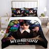 Wednesday Addams Movie Poster Print 3Pcs Bedding Setduvet Cover With 2 Bedropillowcase Home Birthday Gift