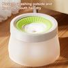 Slow Drink Dog Water Bowl 1200ml 600ml No Spill Pet Water Bowl Floating Disk Design No Mess Water Feeder for Cats Dogs