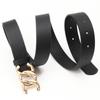 High-end Commuter Style Women's Belt Versatile Jacket Jeans Decorative Belt Maillard Alloy Buckle Belt for Women