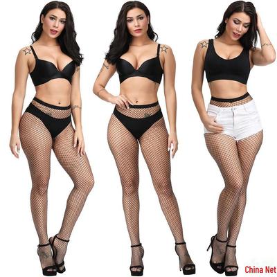 Hook-Proof Large Fishnet Pantyhose - Super Elastic, European and American Style