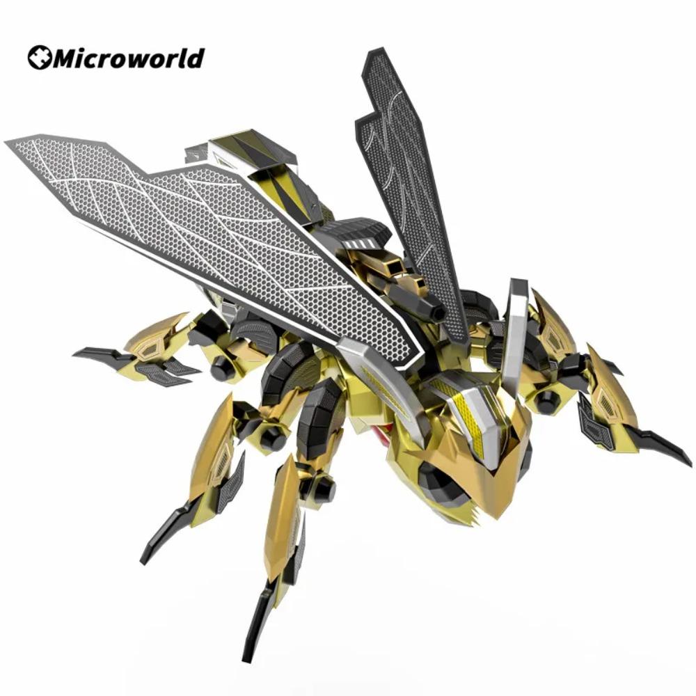 Microworld 3D Металлический Пазл Механические Животные Модели DIY Наборы для Сборки Образовательные Игрушки Настольное Украшение Подарки Для Вечеринок Игр