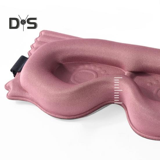 3D Kids Sleep Eye Cover with Adjustable Strap Soft Blindfold Memory Foam Filler Breathable Light Shielding Eyeshade for Boys Girls Teens