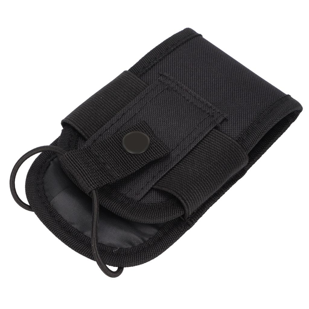 Portable Multifunctional Walkie Talkies Holder Nylon Radio Holder Suitable for Camping Field ActivitiesBlack