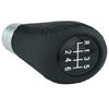 Arenbel 6 Speed Gear Lever Handle PU Shifter Stick Knob Head Manual Automotive Universal Black