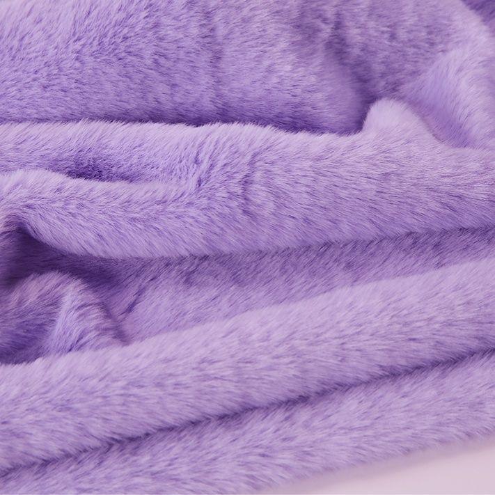 

Однотонная длинноворсовая плюшевая ткань по метрам для одежды, одеял, пальто, шитья, высококачественная имитация кроличьего меха рекс, мягкая шелковистая 100cmX165cm