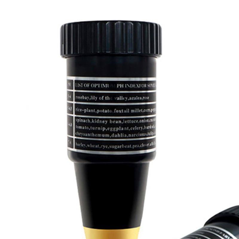 Soil PH Moisture Meter 2 in 1 High Precise Sensitive Anti Rust Soil PH Tester Hygrometer Short