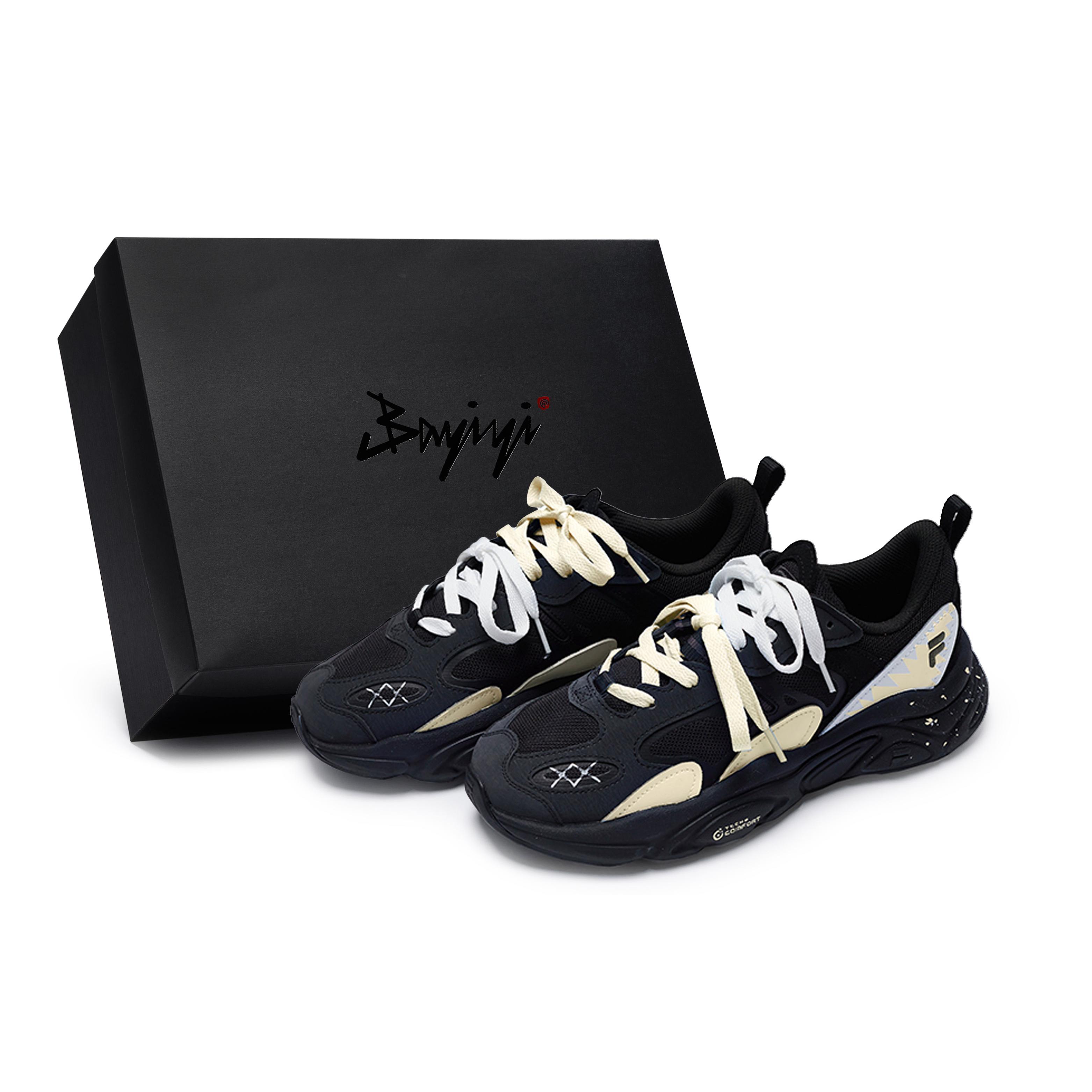 FILA Mars 2 Mars 2.0 811 Manufacturing, Tide Yellow, Special Shoe Box Abrasion Resistant Abrasion Resistant Low top F12W141116FBK(Team80-SBOX) 37.5