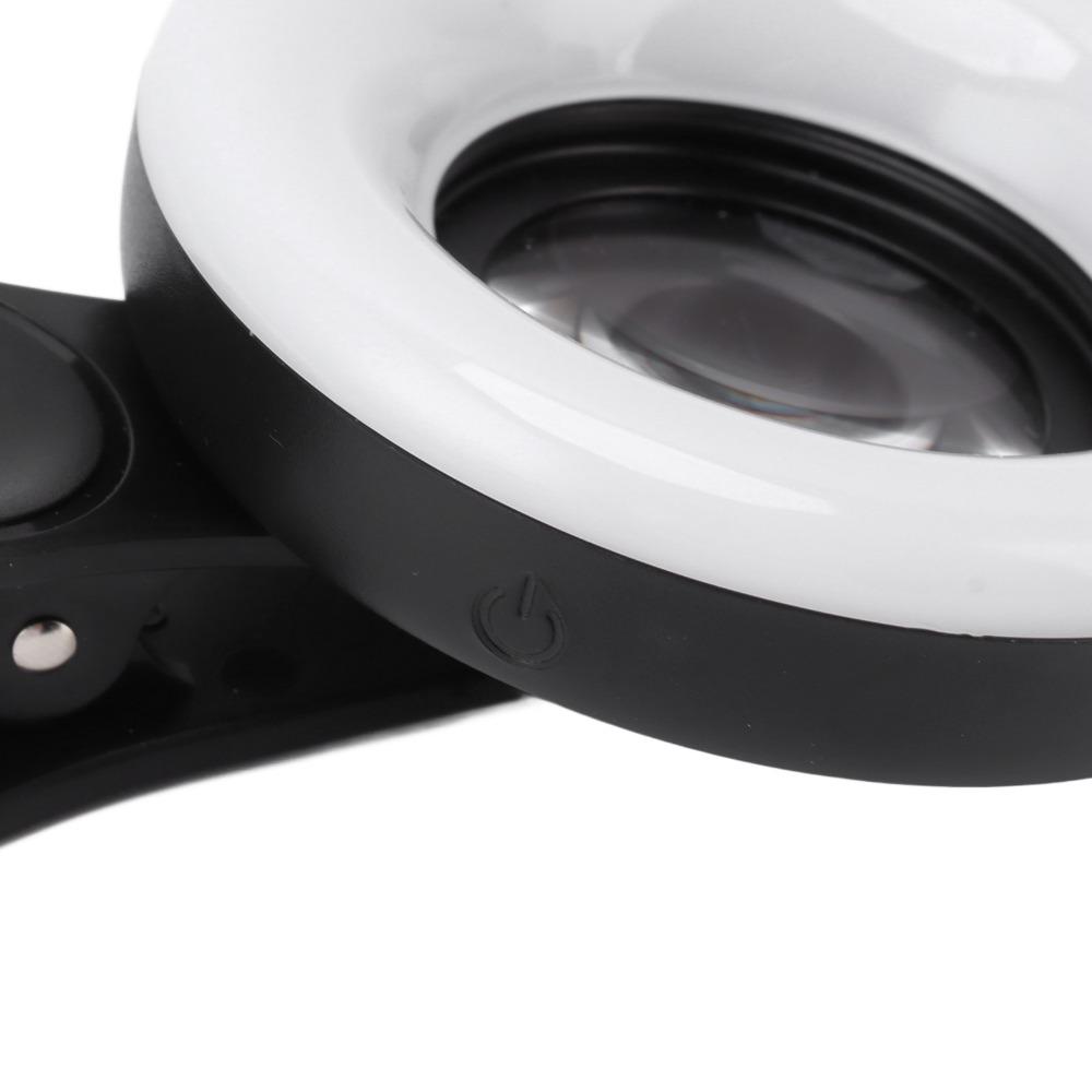 Durable Mini Clip Phone Camera Lens Portable Dimming 15X Macro Lens Macro Lens Vlog
