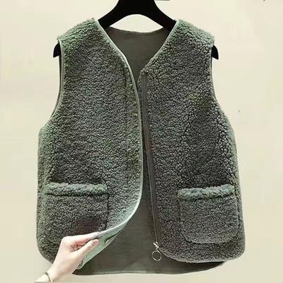 Women's Warm Vest Sleeveless Plus Size Vest Lined Padded Thickened Vests