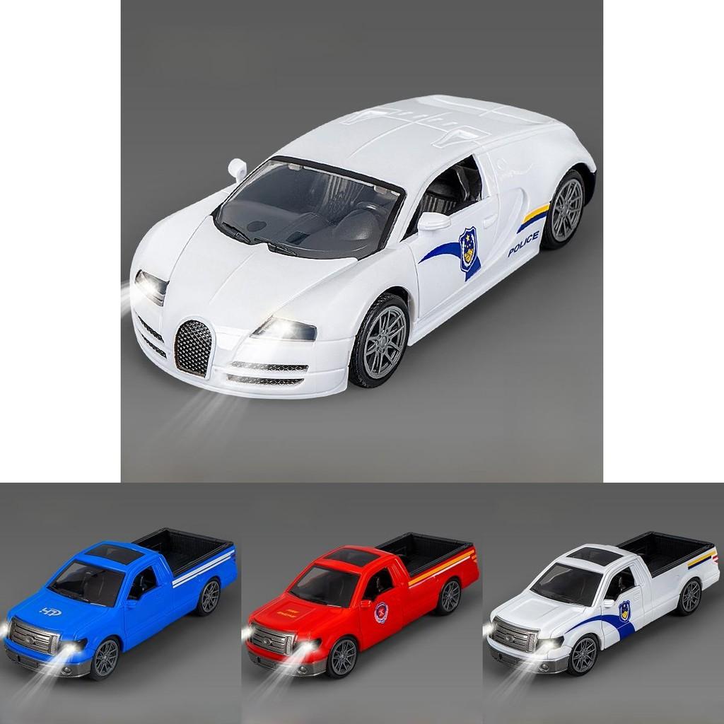 Trägheits-Polizeiauto-Modell mit Licht und Ton für Kinderspielzimmer