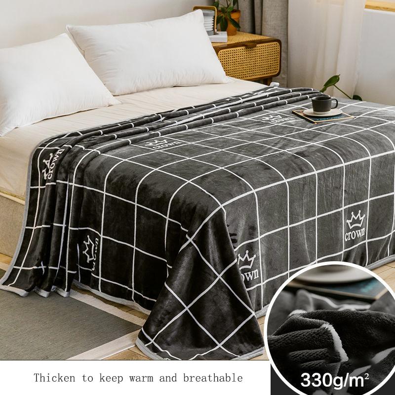 Color : B, Size : 230X250CM Blanket Lattice Thicken Flannel Warm Fluffy Nap TV Air Conditioning Small Towel Office Home MUMUJIN Color : B, Size : 230X250CM Blanket Lattice Thicken Flannel Warm Fluffy Nap TV Air Conditioning Small Towel Office Home MUMUJIN