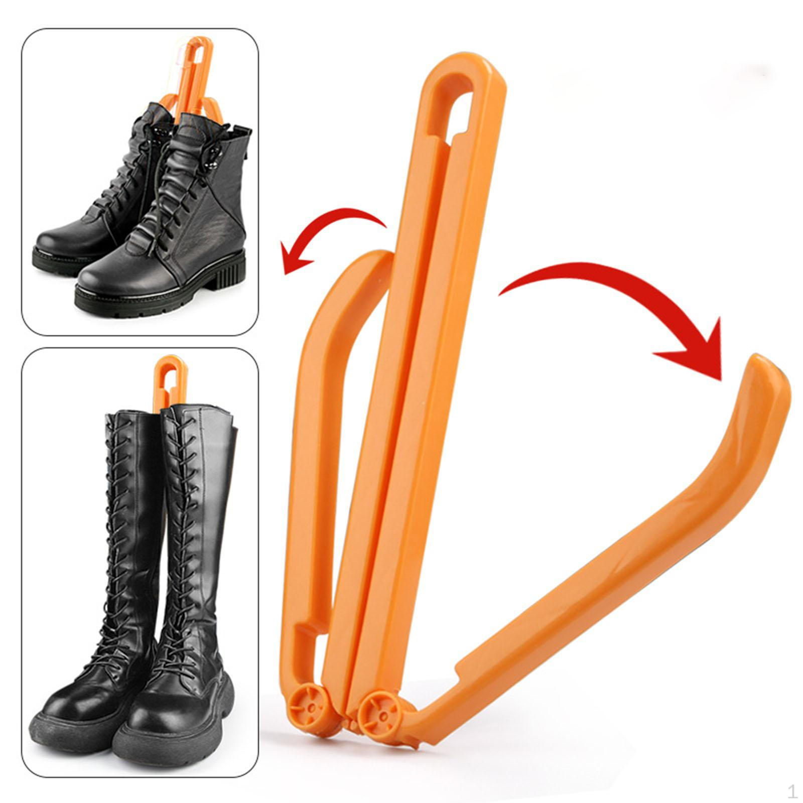 

Подставки для носилок для ботинок для дома Короткие вставки для формирования формы оранжевый