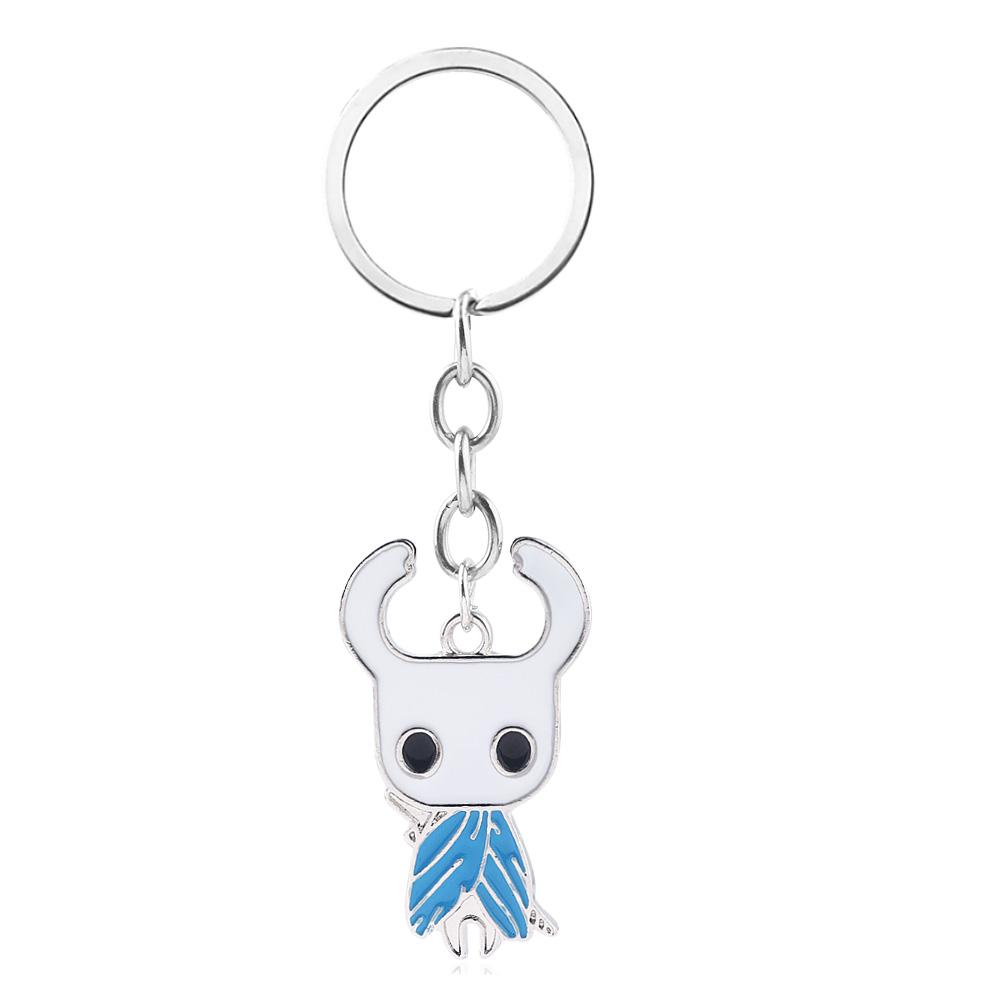 

Hollow Knight Металлические Персонажи Брелок Рыцарь Осьминог Червяк Шершень Подвеска Брелок для Женщин Мужчин Держатель для Ключей Украшение