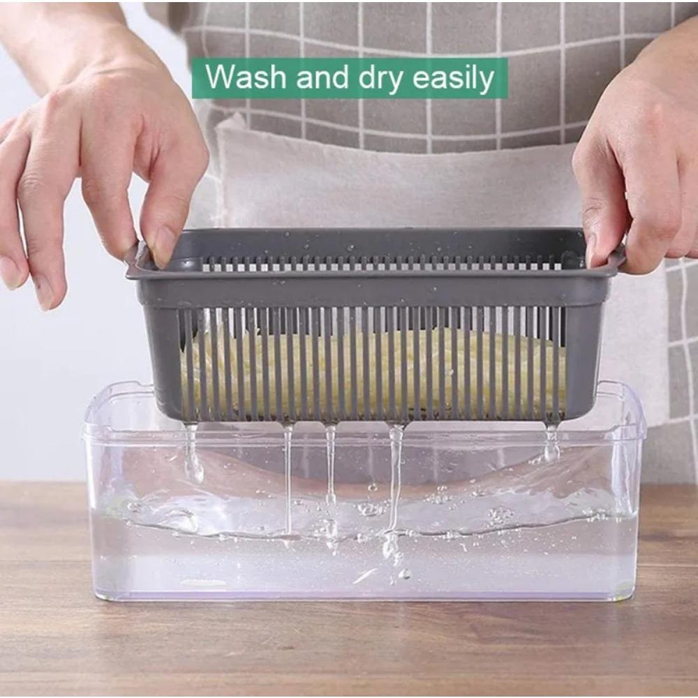 14 In 1 Kitchen Vegetable Peeler Food Cutter Salad Fruit Slicer Dicer Green Color Vegetable Chopper Fast Cooking Tools