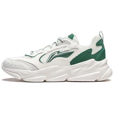 Li Ning Yunhai Versatile Retro Dad Shoes Thick Sole Height Increasing Shock Absorption Non-Slip Wear-Resistant Support Casual Shoes AGCT427-1