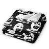 Art The Clown Terrifier Flannel Blanket Horror Movie Funny Throw Blanket For Home 200X150Cm Quilt