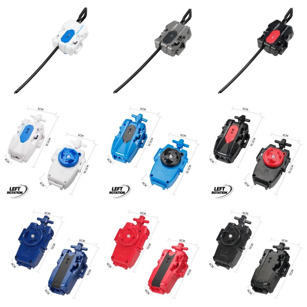 Multicolor Beyblade Plastic Transmitter Launchers For Kids And Hobbyists Toy