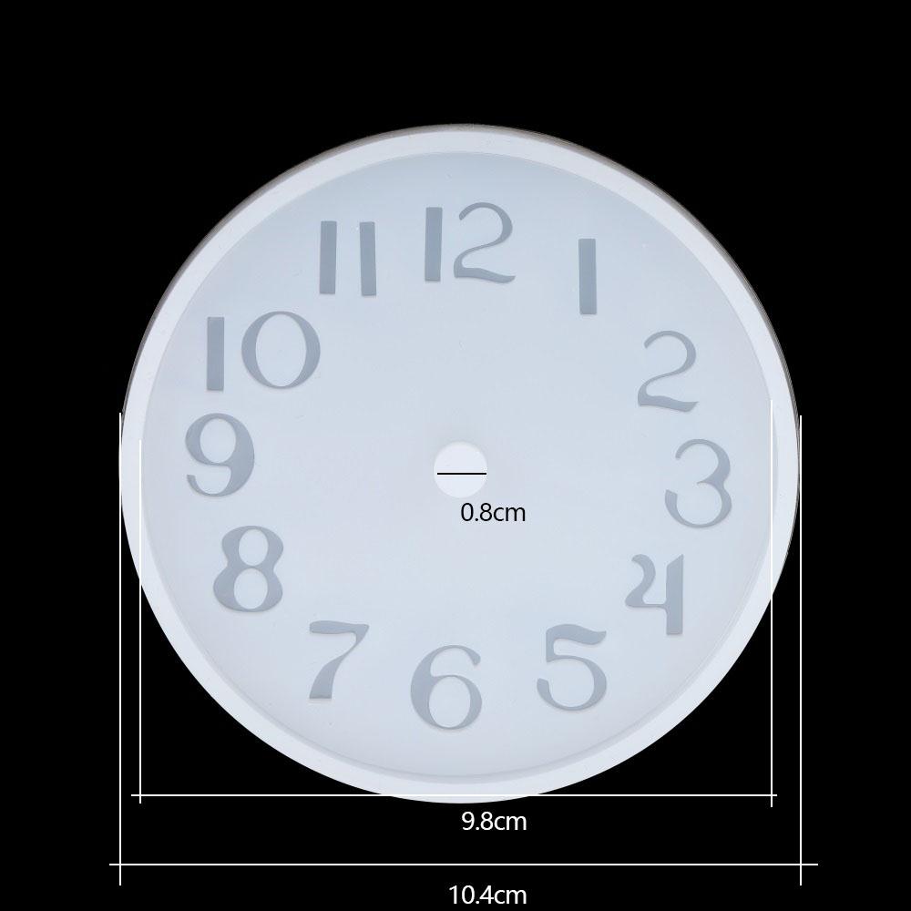 1Pcs Clock Resin Epoxy Molds Mixed Size Silicone UV Resin Casting Molds For DIY Jewelry Making Findings Supplies Accessories