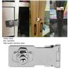 Large Keyed Hasp Lock Locking Hasp for Small Doors Drawer Cabinet Household Tool