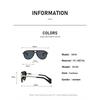 Fashionable Metal Sunglasses Party Gatherings Stage Performances Street Photography Fashion Wear Take UV Resistant Glasses