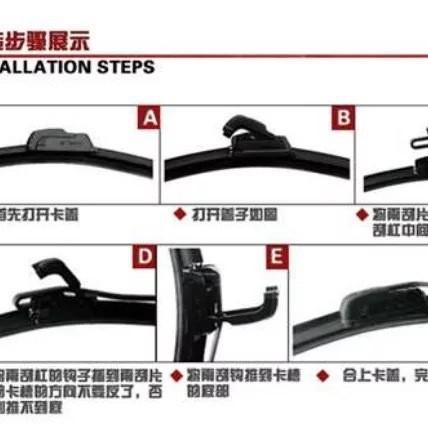 Suitable for Honda Accord 2008-2017 26+19 Subaru Legacy Outback 2010-2014 wipers чёрный
