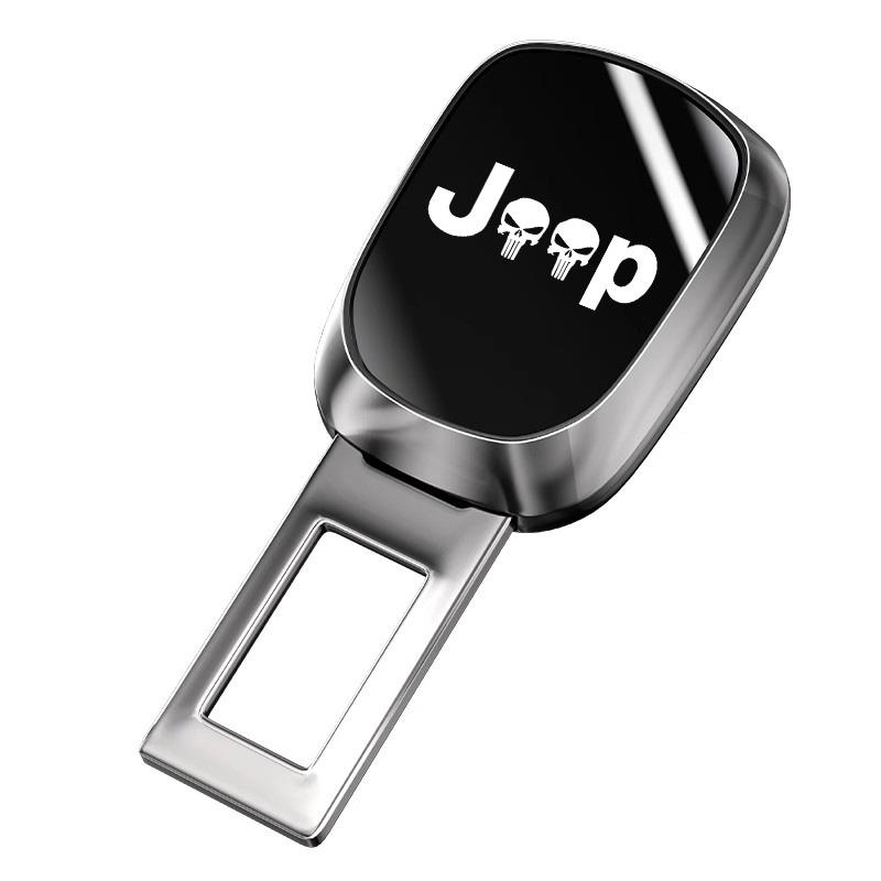 

For Jeep Car Seat Belt Extend Alloy Fastener Safety Strap Buckle Extender For Jeep Grand Cherokee Wrangler JK Gladiator Compa