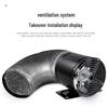 Wysokowydajny wentylator wyciągowy kuchenny z darmową instalacją i dużą siłą ssania