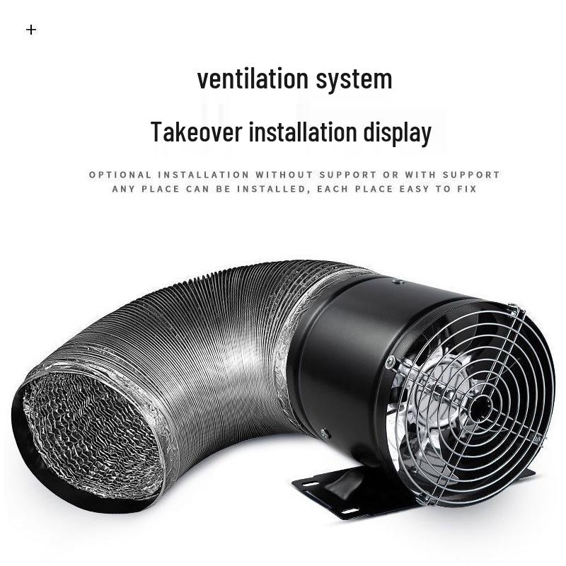 Wysokowydajny wentylator wyciągowy kuchenny z darmową instalacją i dużą siłą ssania