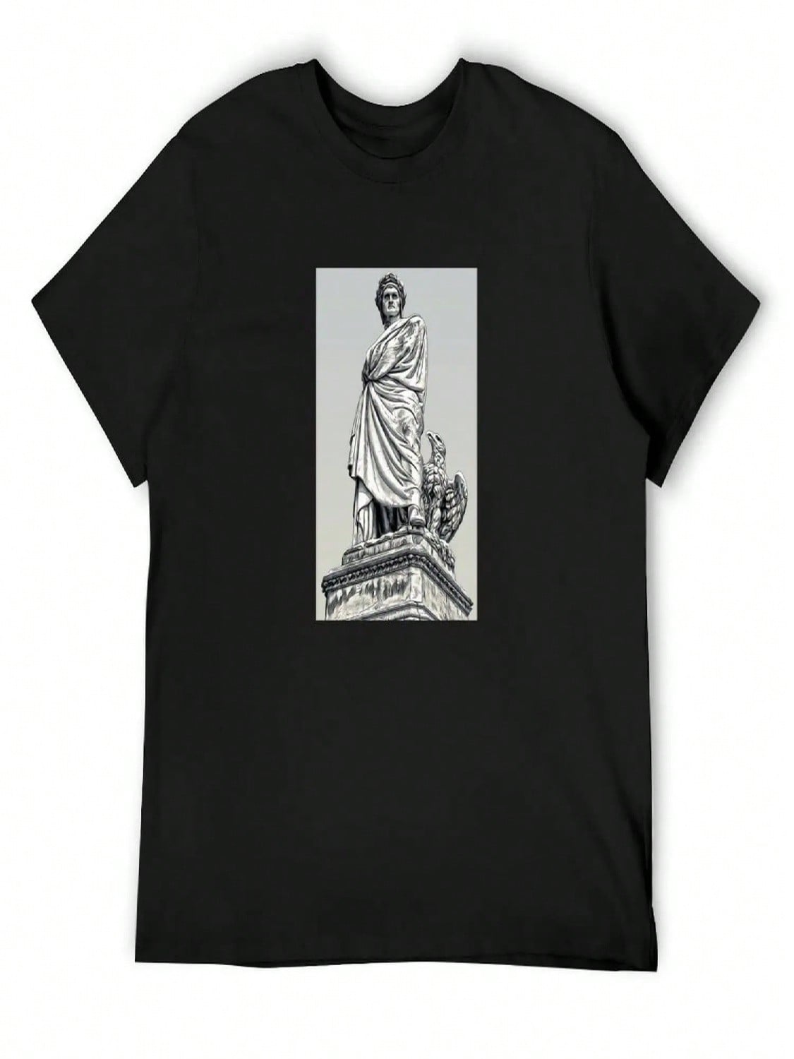 Dante Alighieri T-Shirt Anime Tshirt Plus Sizes Plain Funny Shirt Cotton Plus Size unisex Clothing S разноцветный