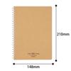KOKUYO Note Soft Ring Notebook Natural 80 Sheets A5 A-lined Brown S-SV638A-S Beige
