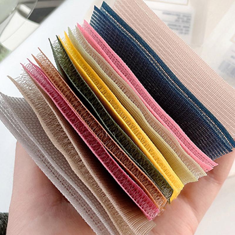 10 Stück/Packung Friseur Paste Haaraufkleber Keine Spuren Greifer Friseur Greifer Haarhalter Haarstyling Schneiden Tragbarer Magischer Aufkleber